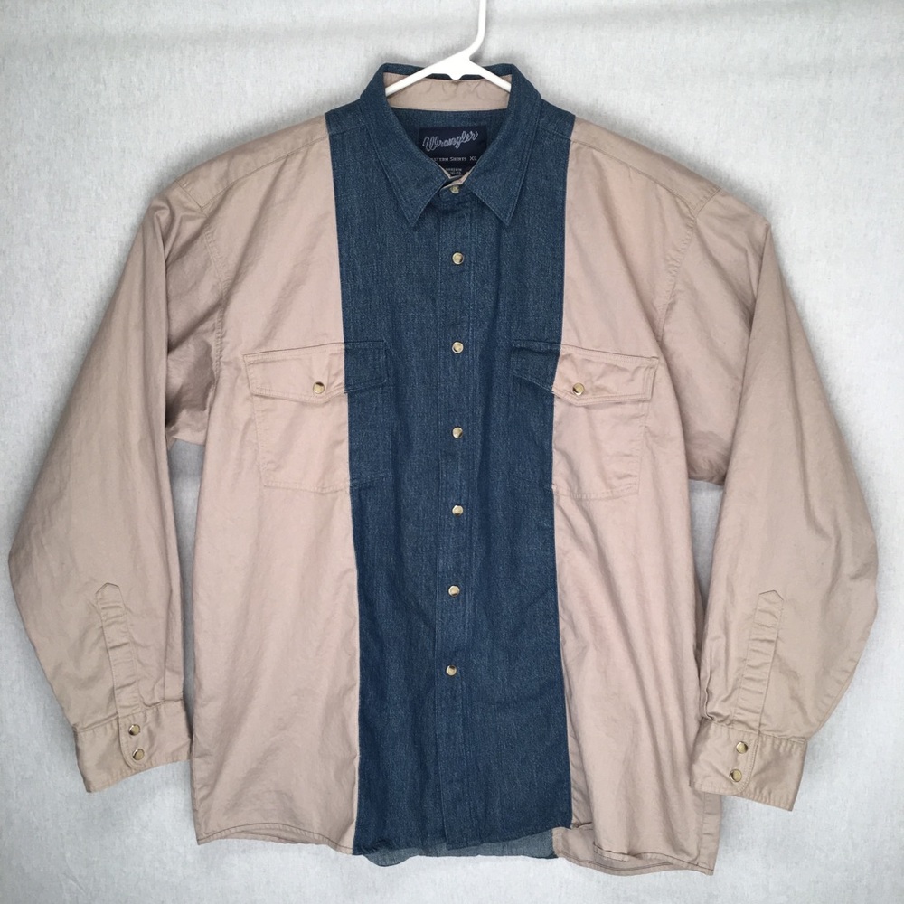 Wrangler Western button down casual shirt XL